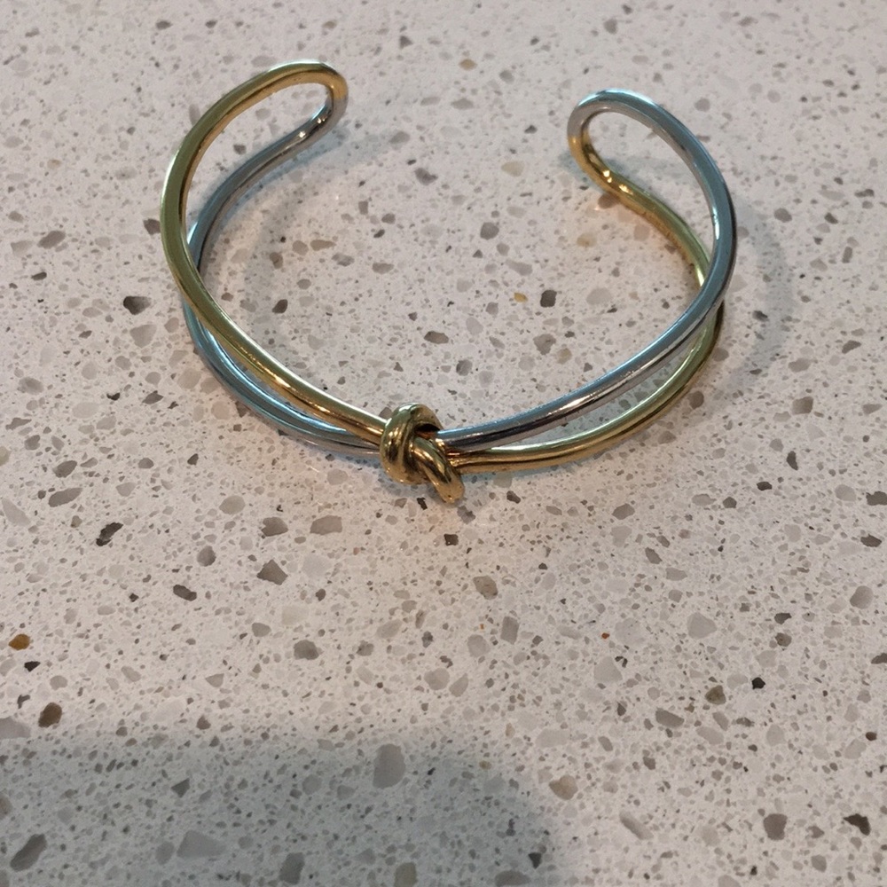 Two Tone Cuff Bangle - image 2